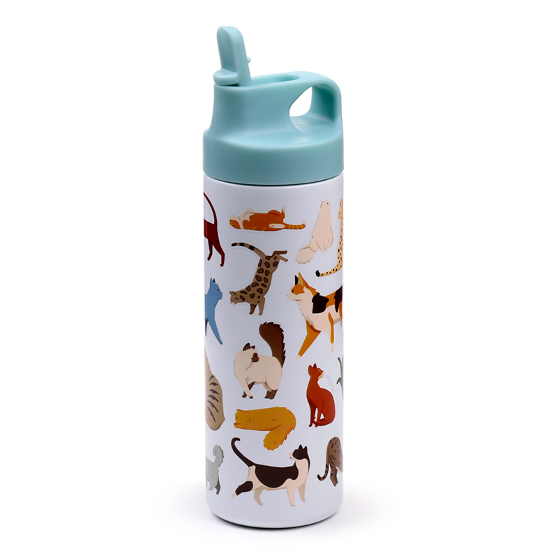 Borraccia Termica In Acciaio Inox Puckator 500ml – Con Simpatico Carlino (Pug) – Mantiene Caldo 12h E Freddo 24h – Senza BPA - 4