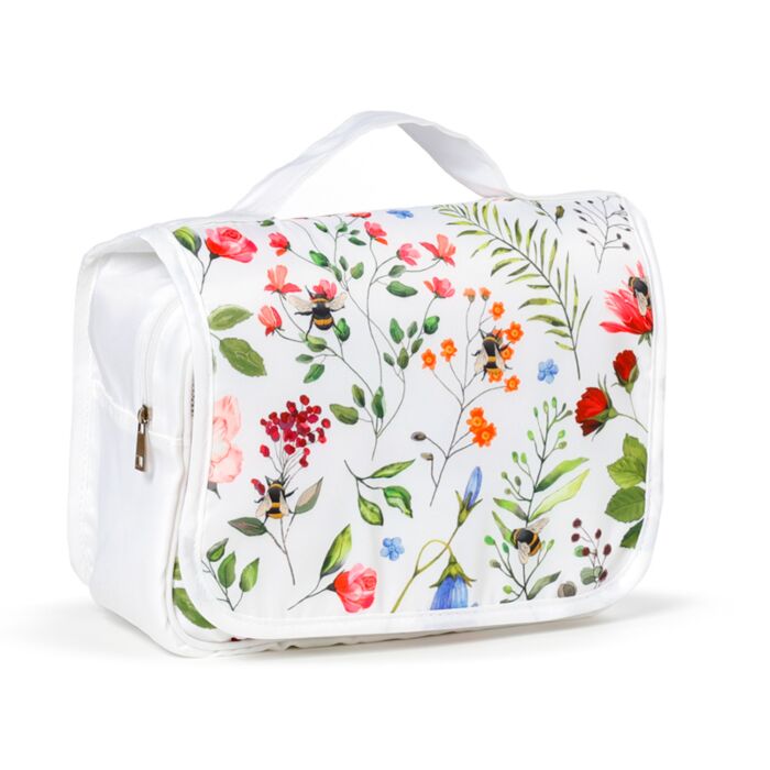 Beauty Case da Viaggio con Gancio Appendibile - Api - Meadows