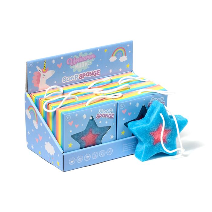 Sapone Spugna a Forma di Stella - Magia dell'Unicorno