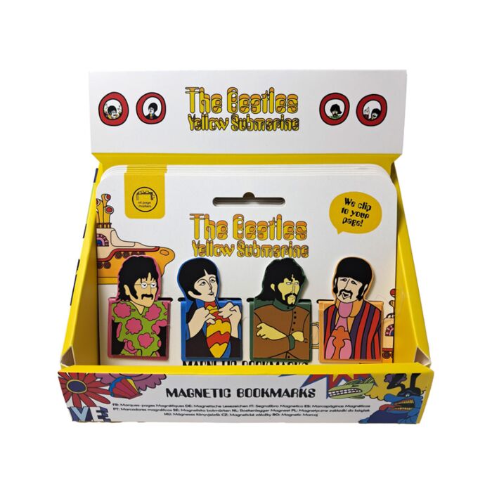 Set di 4 Segnalibri Magnetici - Yellow Submarine - The Beatles
