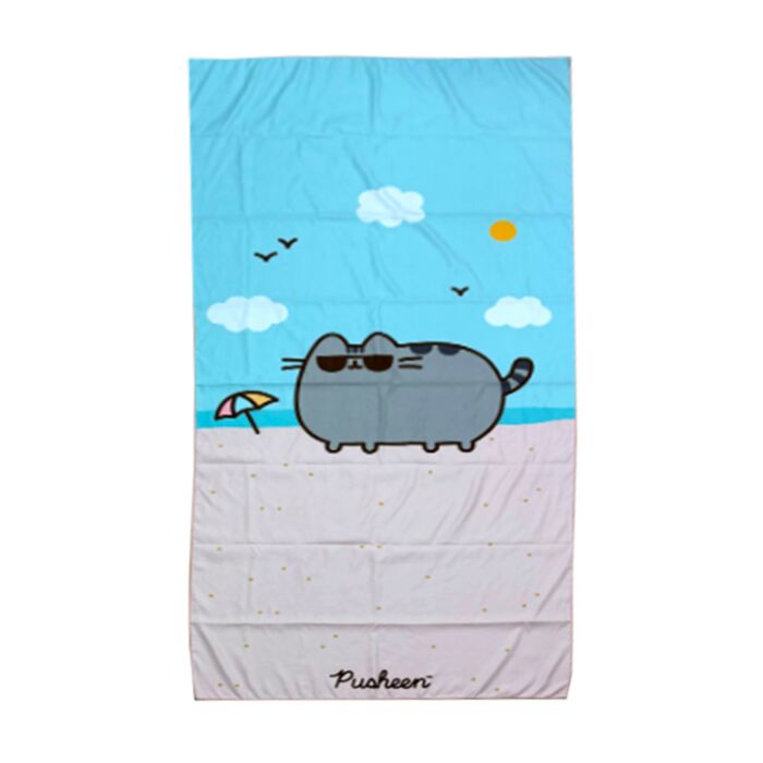 Telo Mare in Microfibra - Pusheen il Gatto
