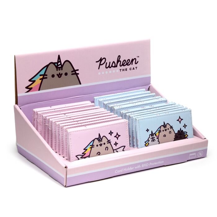 Porta Carte di Credito con Protezione RFID - Pusheen il Gatto