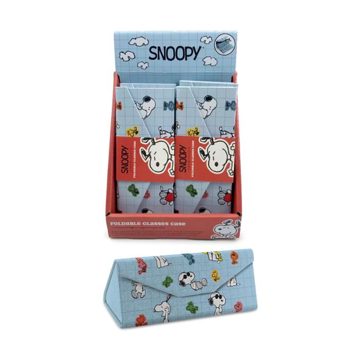 Custodia Portaocchiali Pieghevole - Snoopy & Woodstock - Peanuts