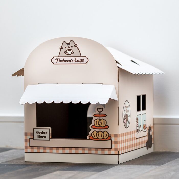 Casetta per Gatti - Caffetteria - Pusheen - 100% in Cartone