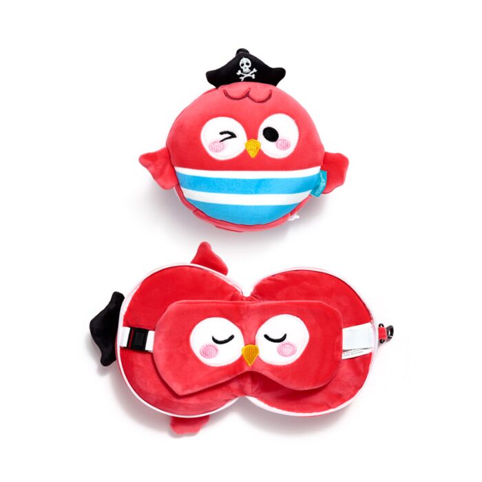Cuscino da Viaggio con Maschera Relaxeazzz - Bembo il Pirata - Jolly Rogers