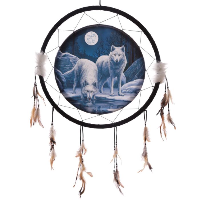 Acchiappasogni - Lupo - Warriors of Winter - Lisa Parker 60cm
