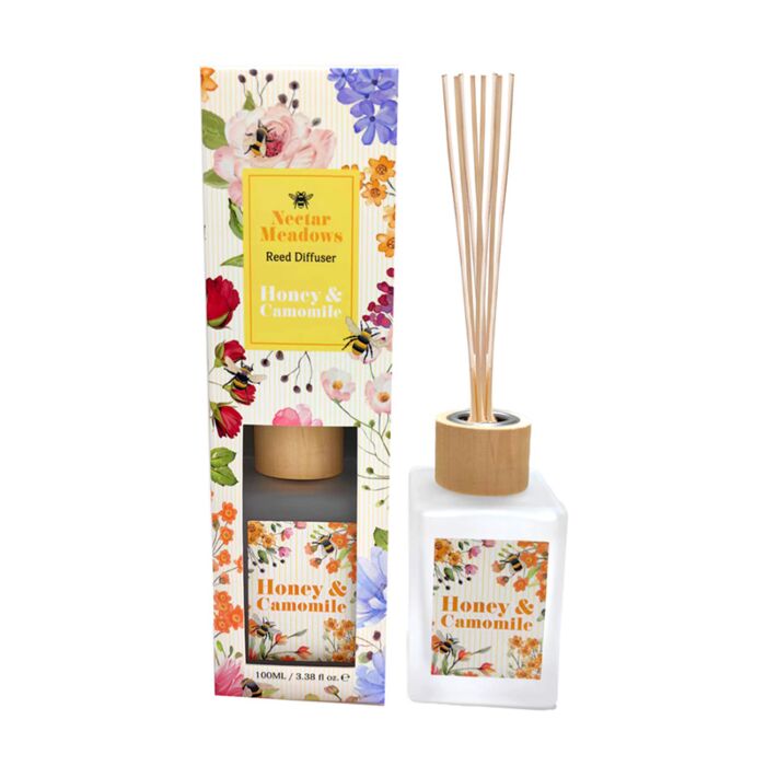 Diffusore a Bastoncini 100ml - Miele & Camomilla - Api - Meadows