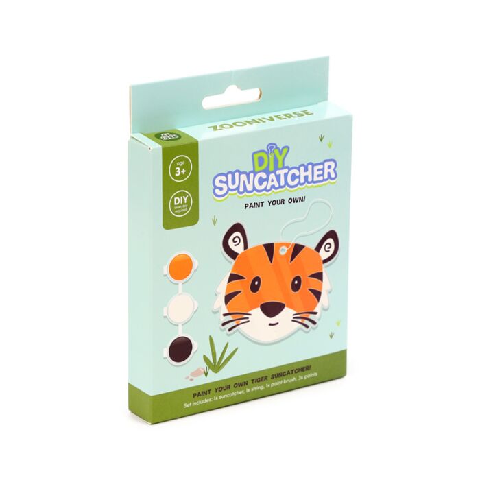 Acchiappasole da Colorare - Fai da Te - Tigre - Animali - Zooniverse