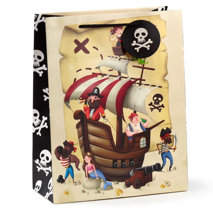 Busta Regalo - Pirati - Jolly Rogers - L