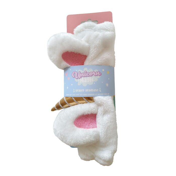 Fascia per Capelli in Peluche - Magia dell'Unicorno