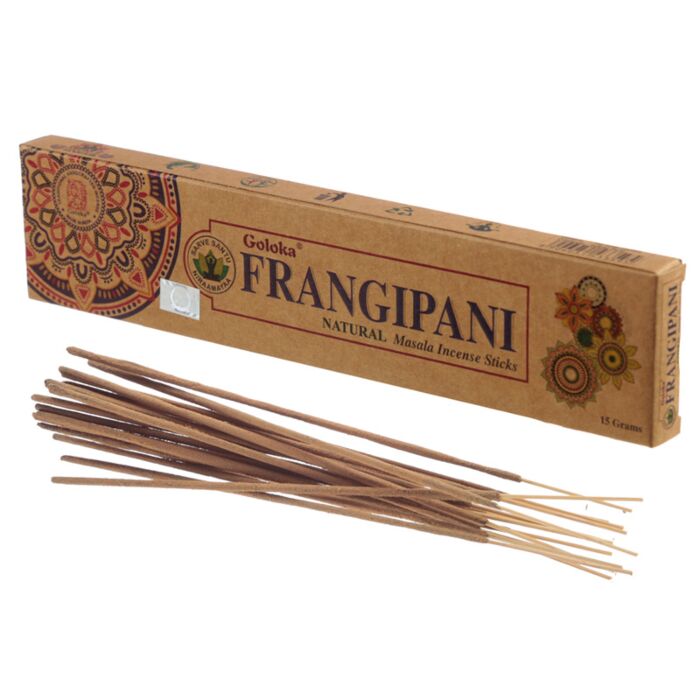Bastoncini d'Incenso Goloka Organika - Frangipani