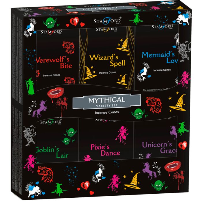 37352 Coni d'Incenso Stamford Premium Hex - Set da 12 - Mitologico