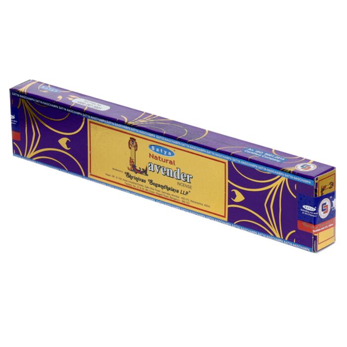 01444 Bastoncini di Incenso Satya Natural - Lavanda