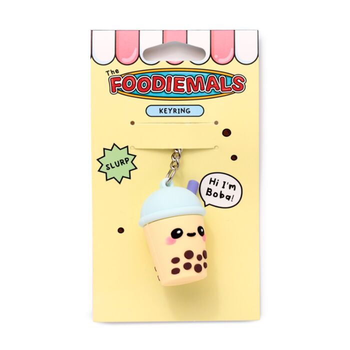 Portachiavi 3D in PVC - Boba il Bubble Tea - Foodiemals