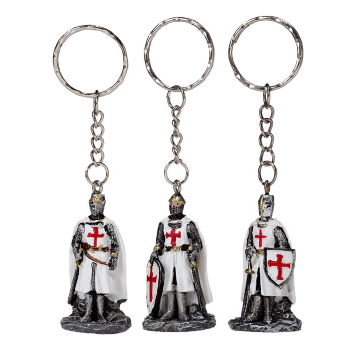 Portachiavi in Resina - Cavaliere Templare - Crociate