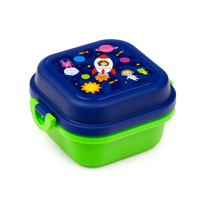 Porta Pranzo Bento con Chiusura a Clip - Space Cadets