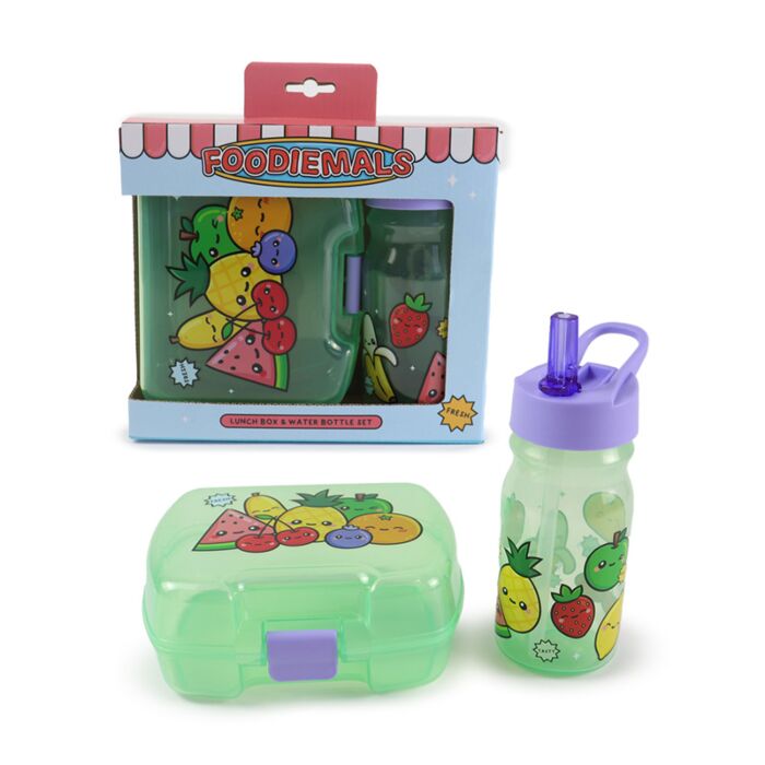 Set Merenda (Contenitore per Alimenti & Borraccia) - Foodiemals