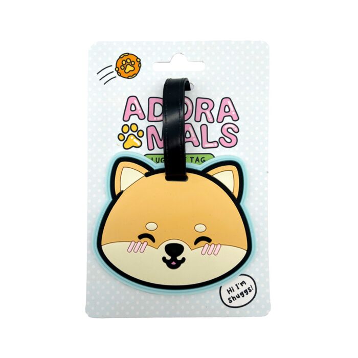 Etichetta per Bagagli in PVC - Shuggs, lo Shiba Inu - Animali Dolci