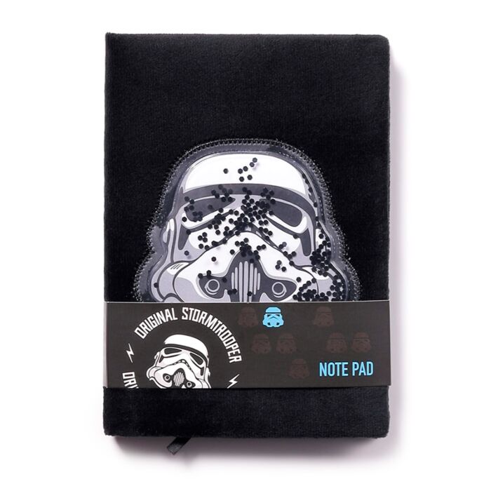 Quaderno A5 a Righe con Copertina in Peluche - L'Originale Stormtrooper