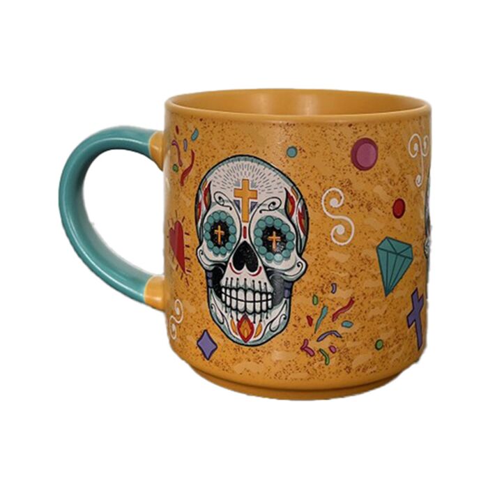 Tazza in Porcellana - Teschio Messicano - Day of the Dead