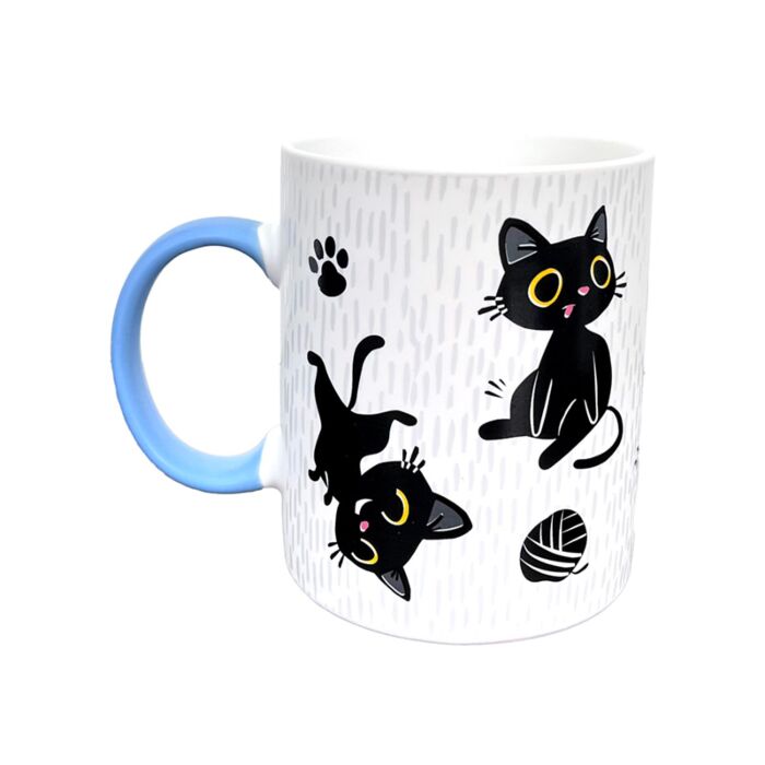 Tazza in Porcellana - Lucky il Gatto Nero