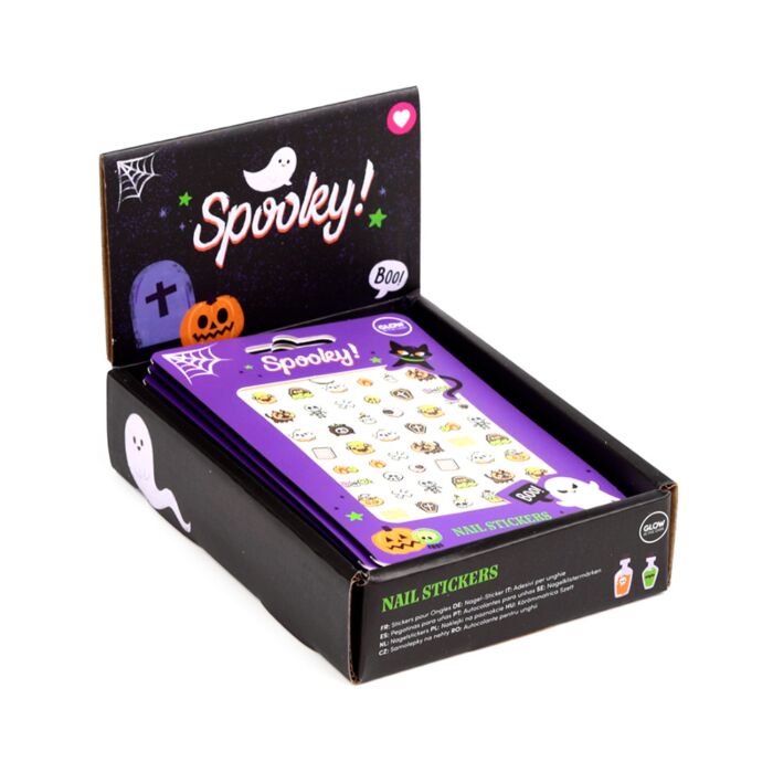 Sticker Autoadesivi per Unghie - Spooky
