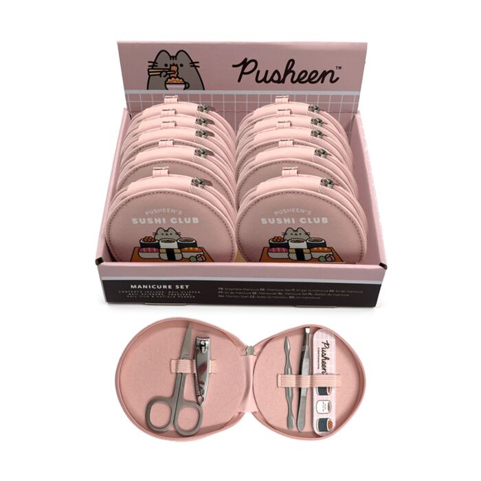 Set Manicure 5 pezzi - Rotondo - Pusheen il Gatto - Sushi Club