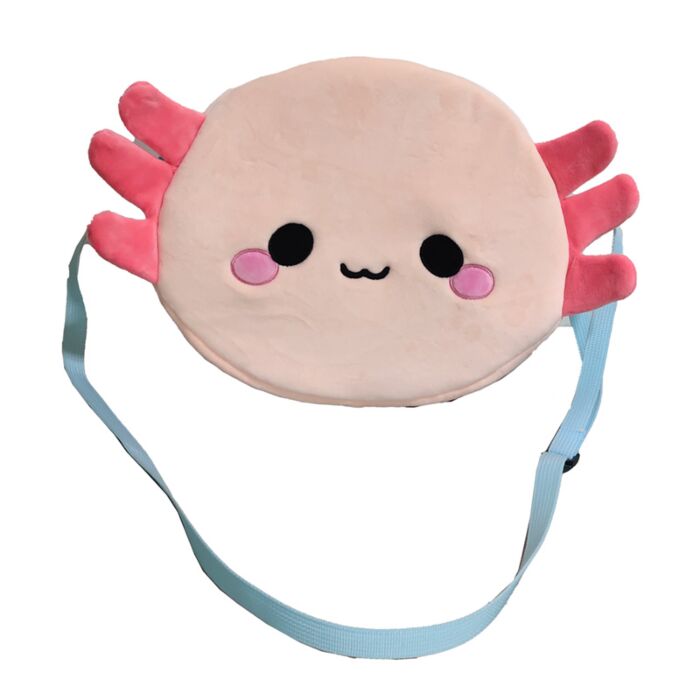 Borsa a Tracolla in Peluche - Maddie, l'Axolotl - Animali Dolci