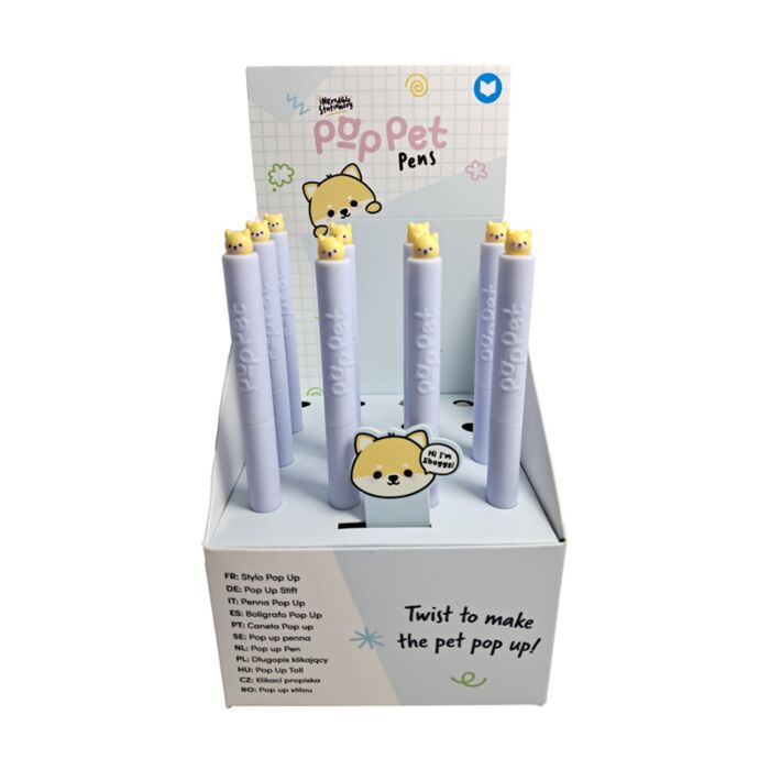 Penna con Top Pop Up - Shiba Inu - Animali Dolci