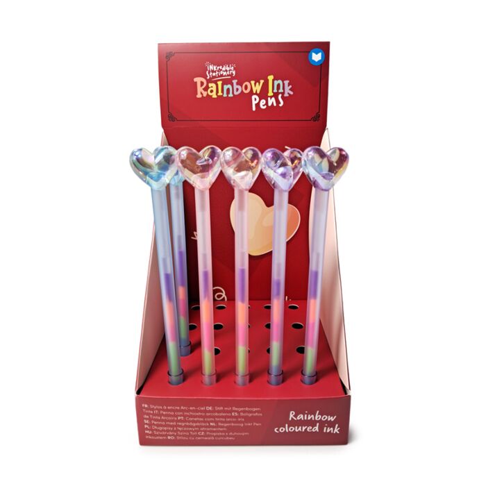 Penna con Inchiostro Arcobaleno - Cuore - Amore