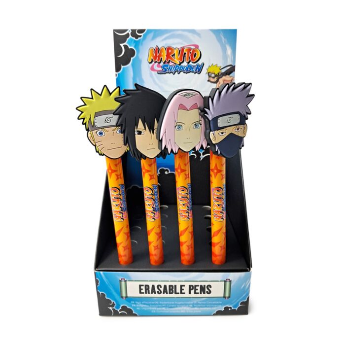 Penna Cancellabile Inkredible con Copripenna - Naruto