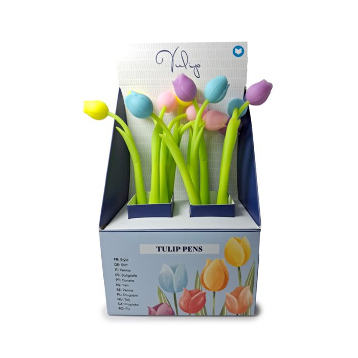 Penna con Topper - Tulipani