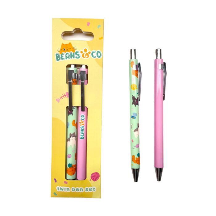 Set di 2 Penne a Sfera - Gatti Beans & Co