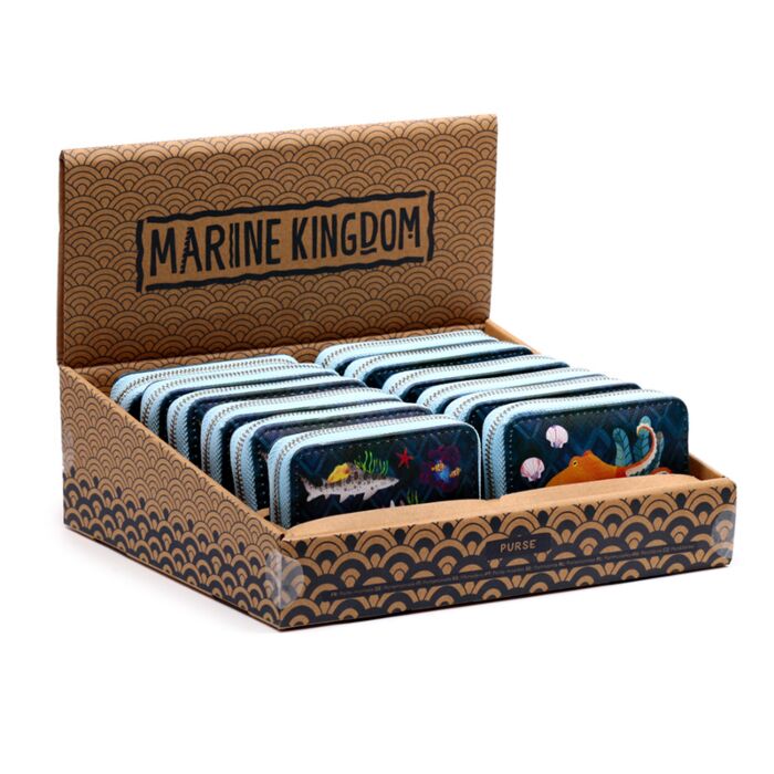 Portafoglio Piccolo con Zip - Animali - Marine Kingdom