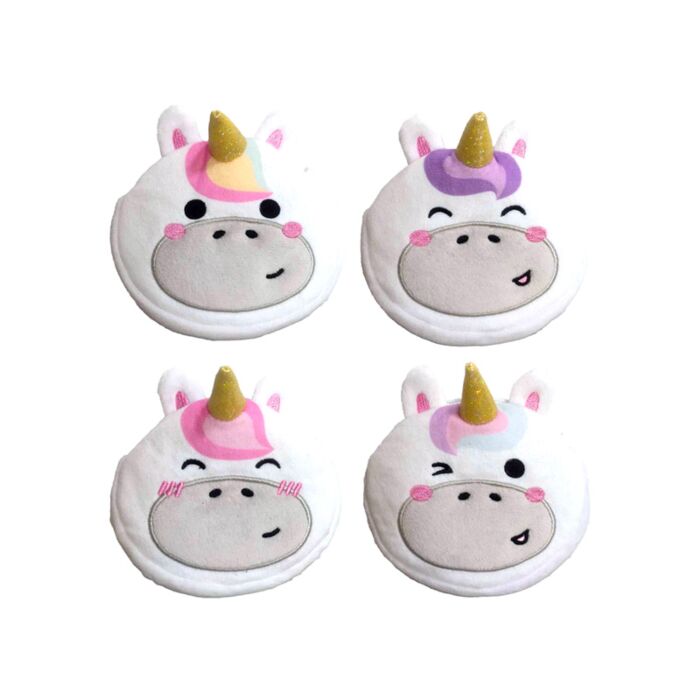 Mini Portamonete con Rivestimento in Peluche - Unicorno - Animali Dolci 