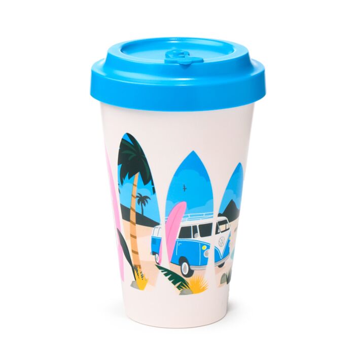Tazza da Viaggio in RPET - 400ml - Waves - Volkswagen T1
