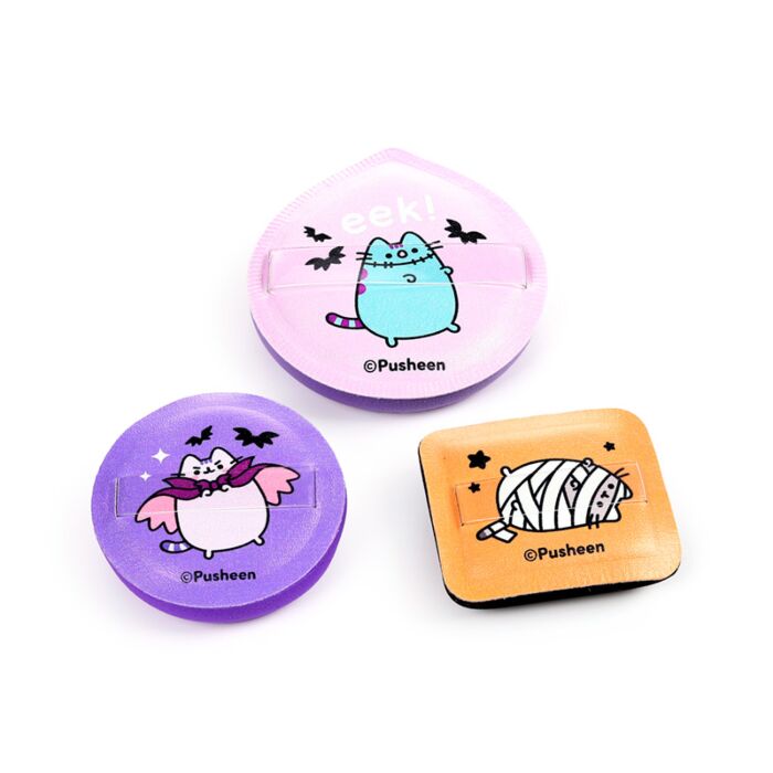 Set di 3 Spugnette per Trucco - Pusheen il Gatto Halloween