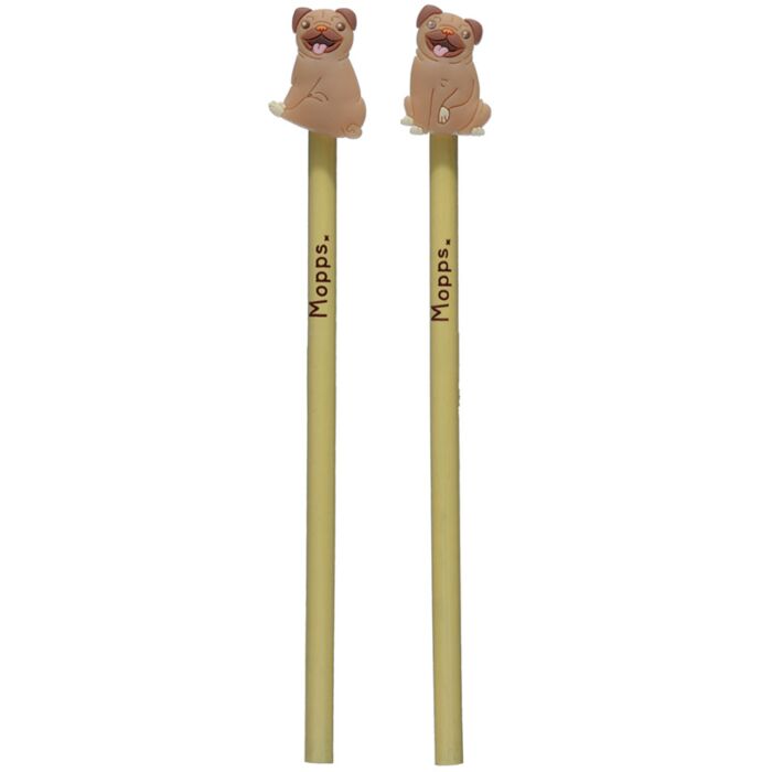 Matita con Coprimatita in PVC - Pug Carlino