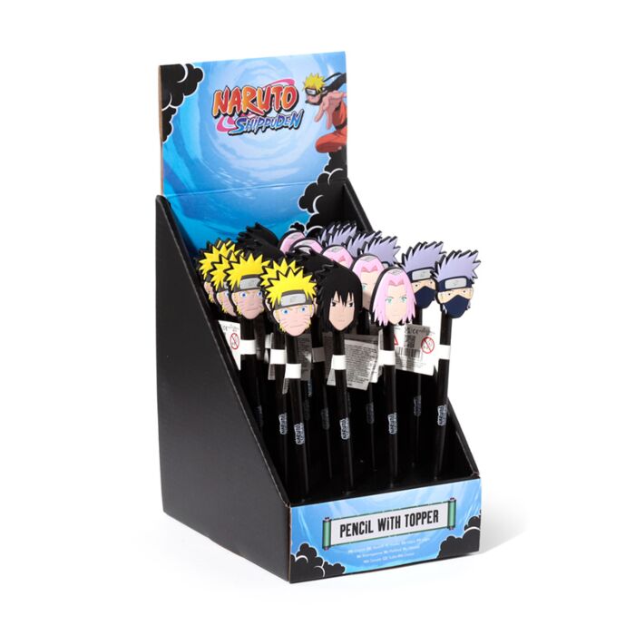 Matita con Coprimatita in PVC - Naruto