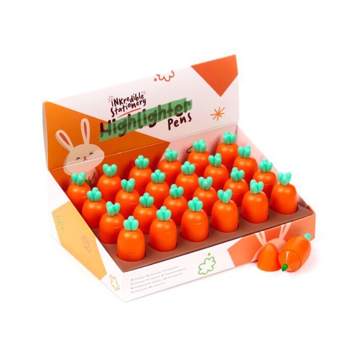 Evidenziatore con Topper - Carota