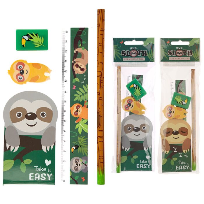 Set per la Scuola (5 pezzi) - Bradipo
