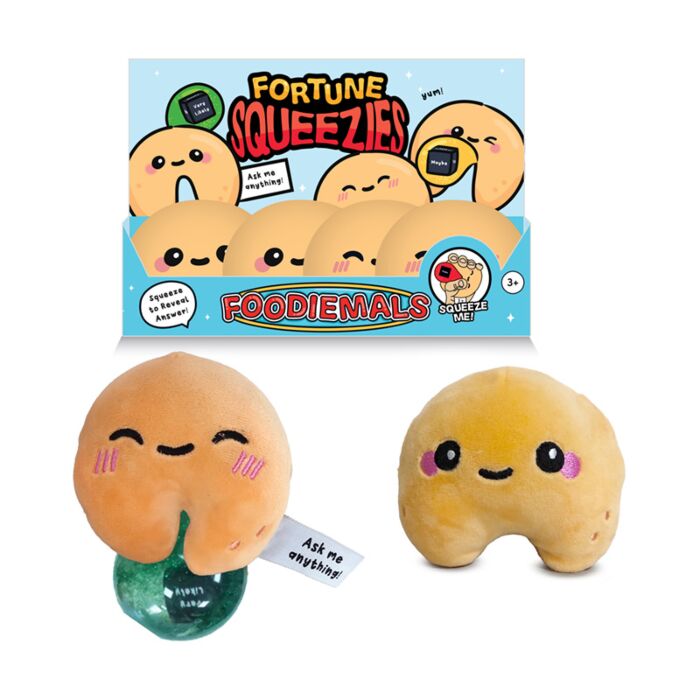 Antistress di Peluche - Biscotto della Fortuna - Foodiemals - Queasy Squeezies