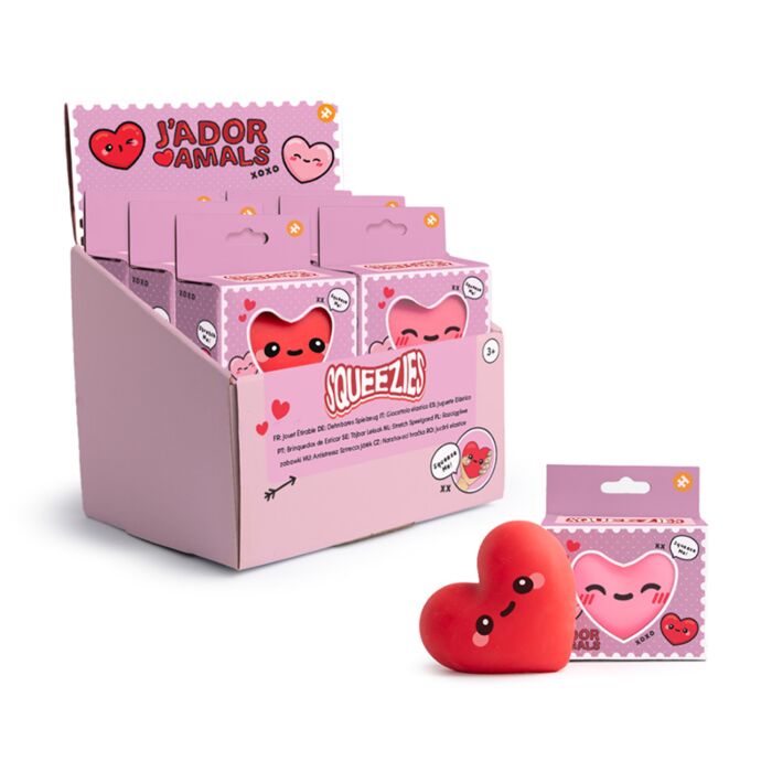 Antistress da Schiacciare - Cuore - J'Adoramals - Squeeze
