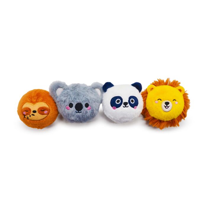 Palla Pazza Rimbalzante in Peluche - Animali Zoo - Animali Dolci