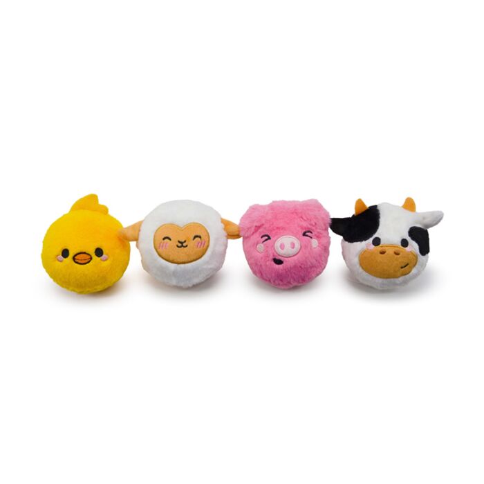 Palla Pazza Rimbalzante in Peluche - Animali della Fattoria - Animali Dolci