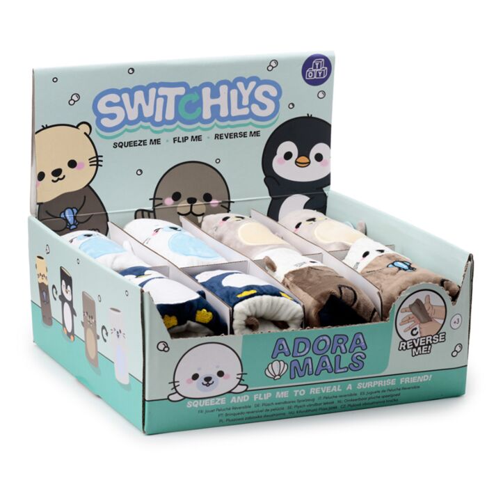 Antistress Reversibile - Pinguino/Lontra e Foca/Tricheco - Switchlys
