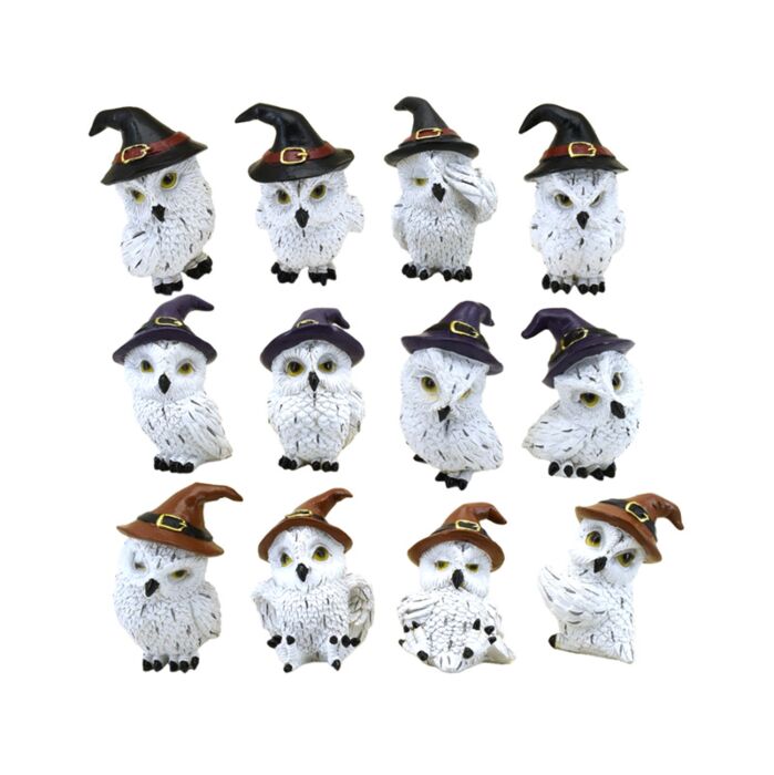 Statuette per Mini Mondo - Gufi Magici