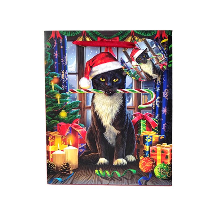Busta Regalo - Lisa Parker Il Gatto Krampus Natalizio - M