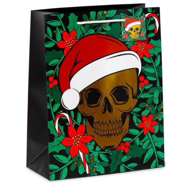 Busta Regalo di Natale - Teschio - L
