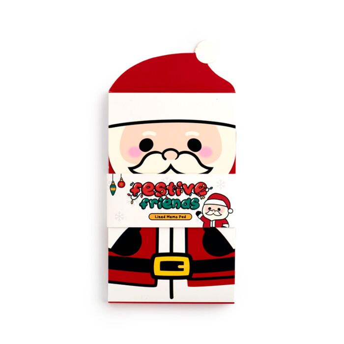 Quaderno Taccuino con Apertura Flip - Amici del Natale - Babbo Natale